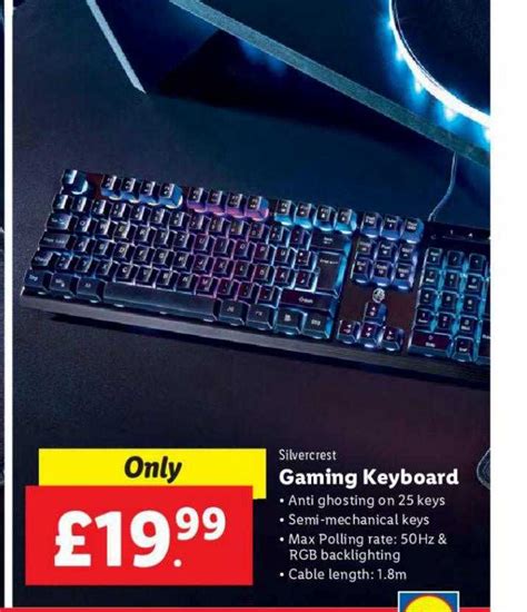 lidl gaming keyboard uk